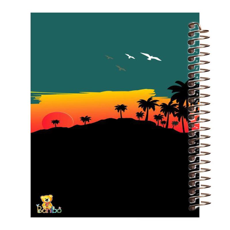 دفتر زبان طرح غروب آفتاب کد 503