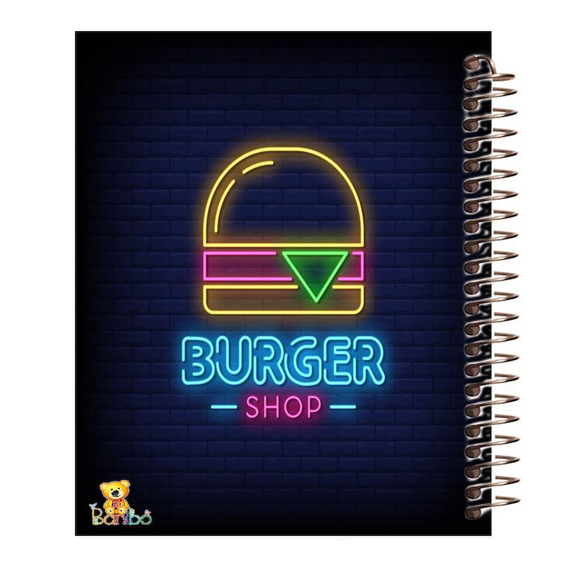 دفتر زبان طرح همبرگر کد 526