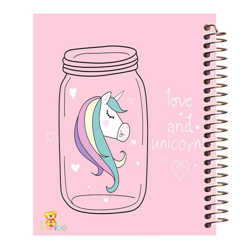 دفتر زبان طرح یونیکورن کد 574