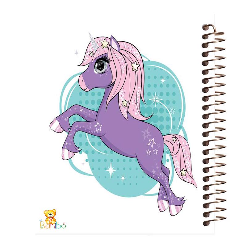 دفتر زبان طرح اسب تک شاخ کد 578