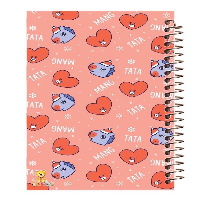 دفتر زبان طرح کارتونی کد 632