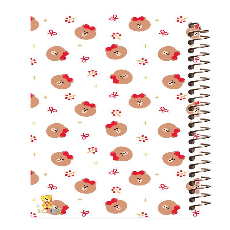 دفتر زبان طرح خرس بانمک کد 652