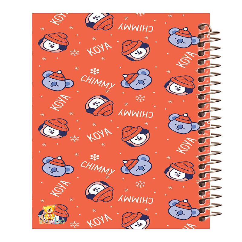 دفتر زبان طرح کارتونی کد 670