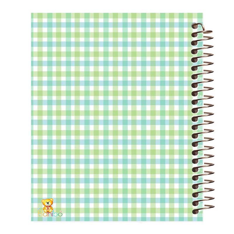 دفتر زبان طرح چهارخونه کد 720