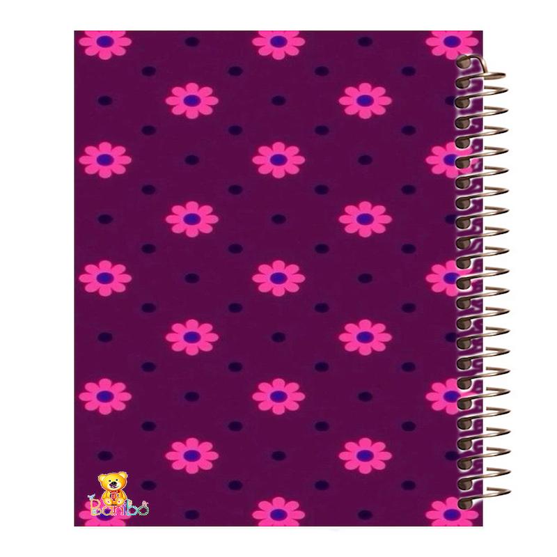 دفتر زبان طرح گل کد 735