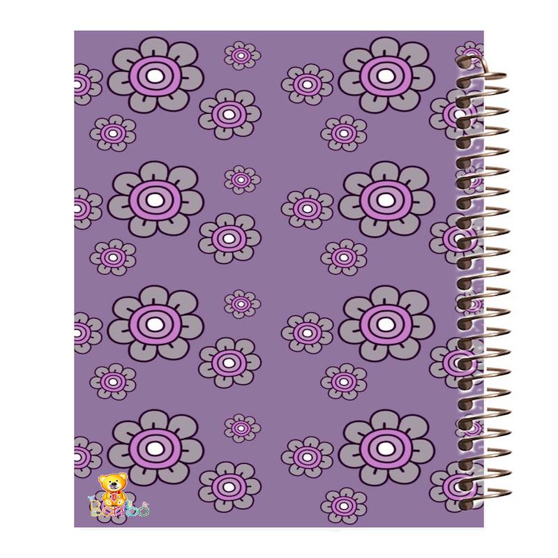 دفتر زبان طرح گل کد 736