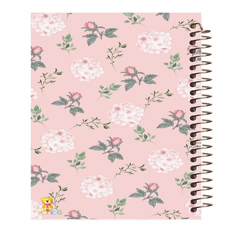 دفتر زبان طرح گل کد 770