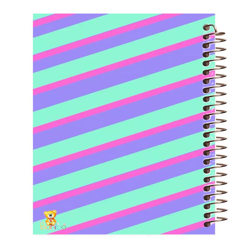 دفتر زبان طرح رنگی کد 799