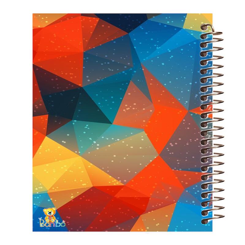 دفتر زبان طرح رنگی کد 800