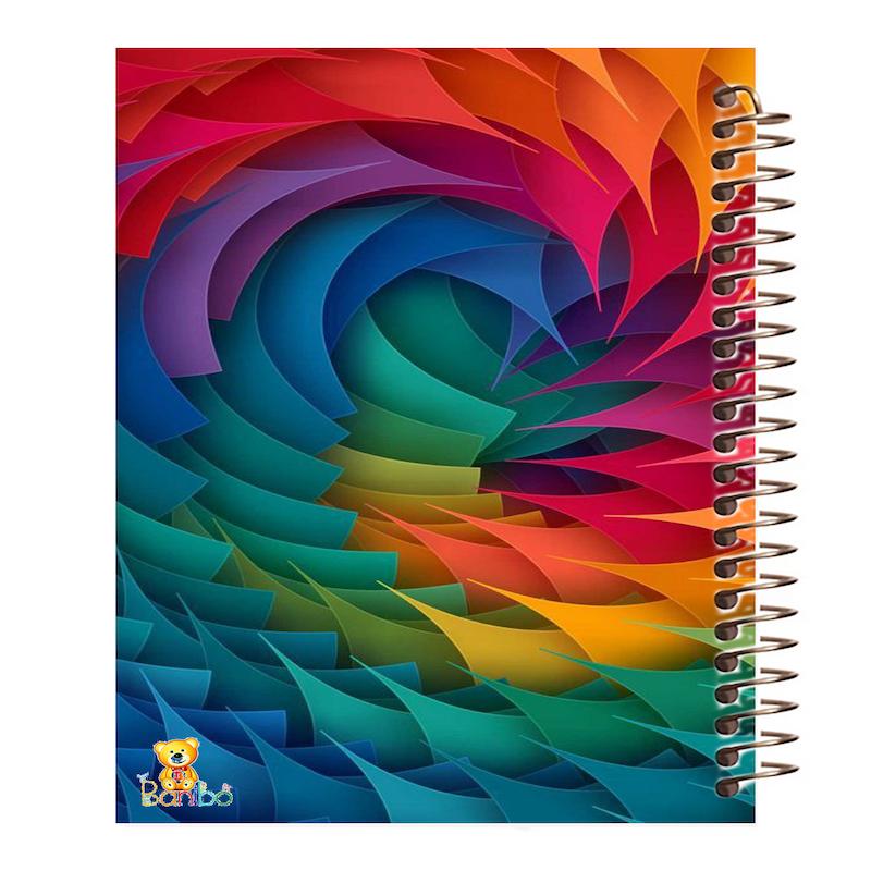 دفتر زبان طرح رنگی کد 806