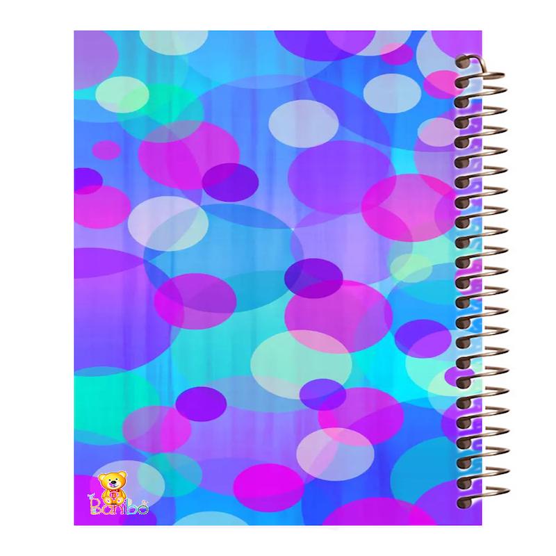 دفتر زبان طرح حباب ها کد 822