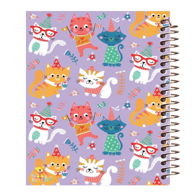 دفتر زبان طرح گربه ها کد 868