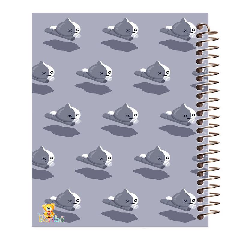 دفتر زبان طرح کارتونی کد 1015