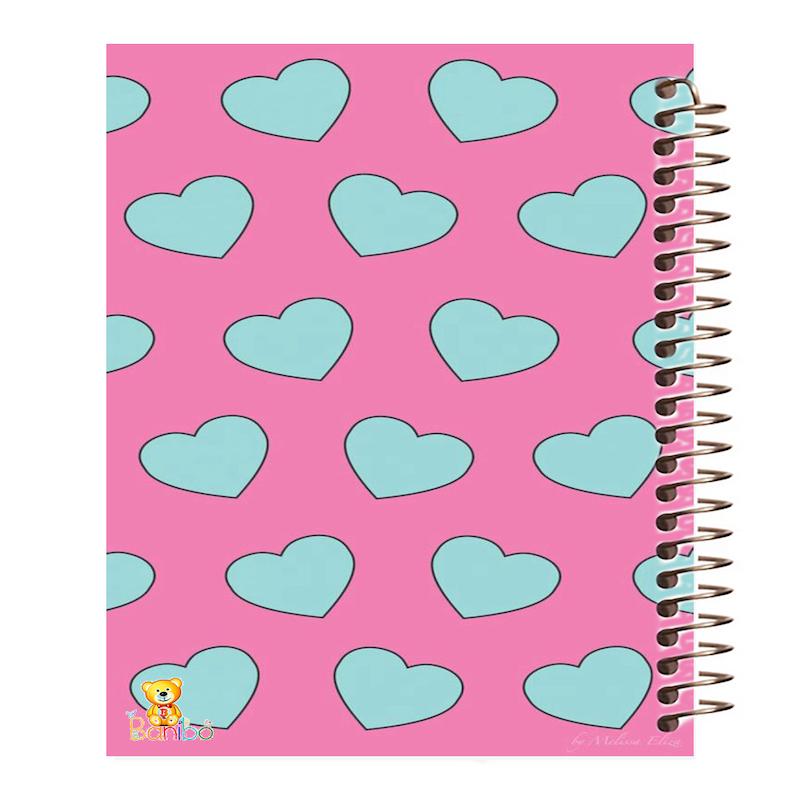 دفتر زبان طرح قلب کد 1073