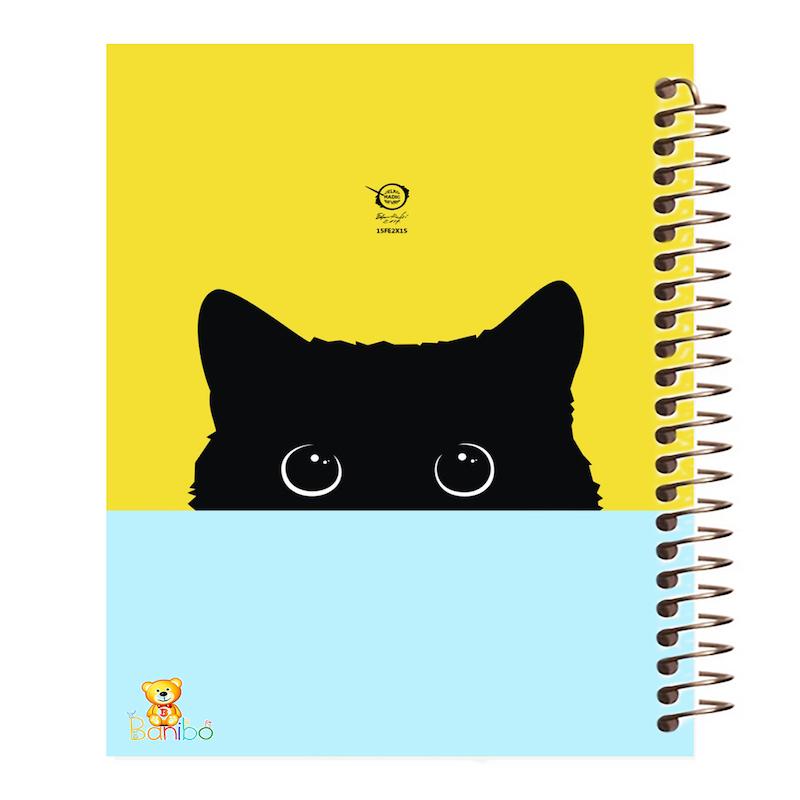 دفتر زبان طرح گربه کد 1222