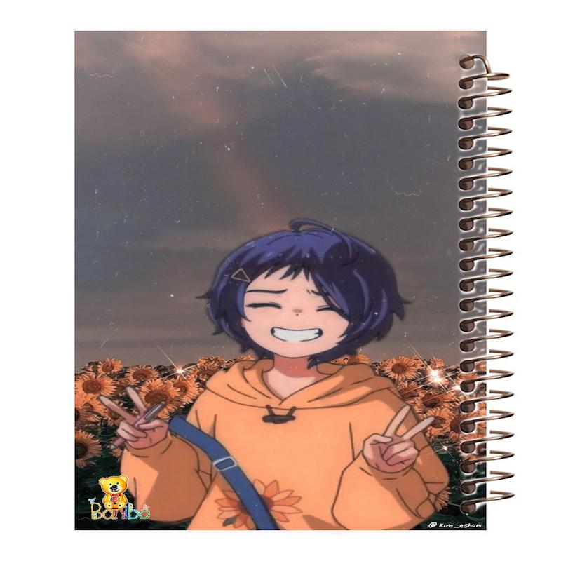 دفتر زبان طرح انیمه دختر کد 2303