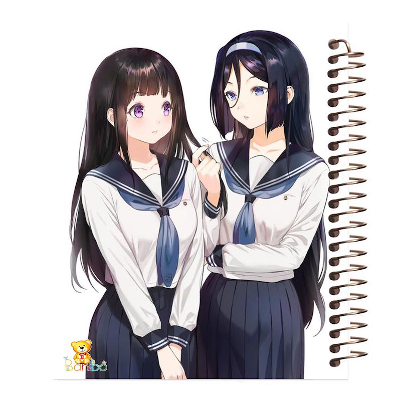 دفتر زبان طرح انیمه دختر کد 2331