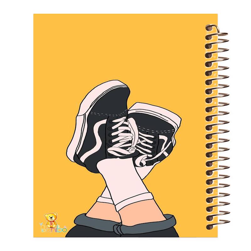 دفتر زبان طرح کفش کد 2364