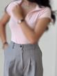 تیشرت یقه هفت سه رنگ