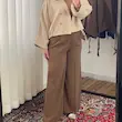 شلوار کرپ لطیف زارا
