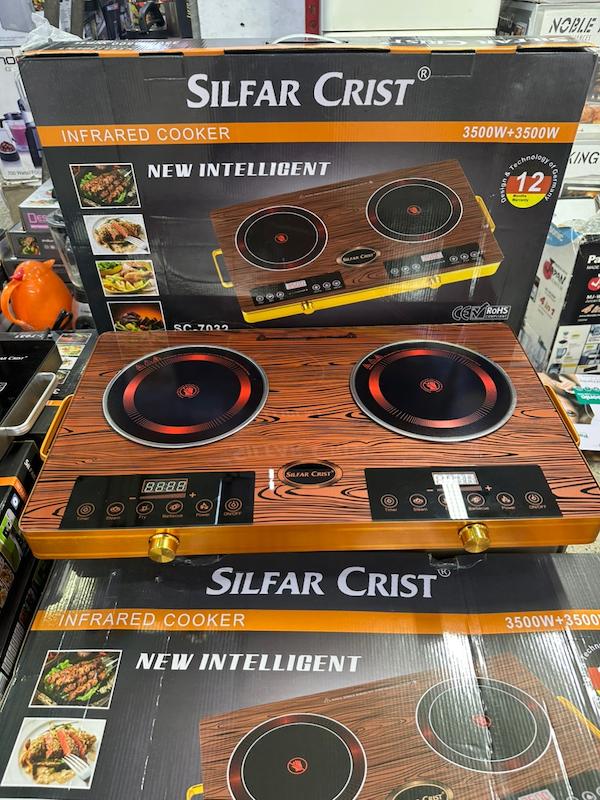 اجاق برقی لمسی سیلور کرست دو شعله