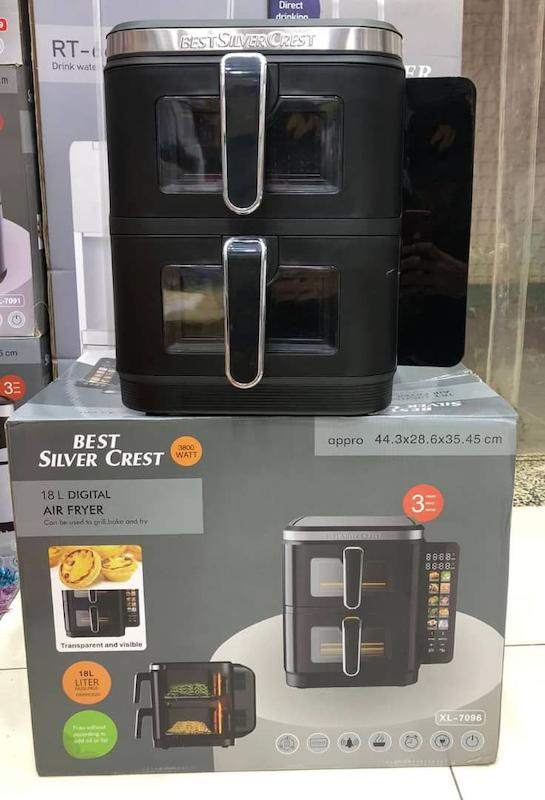 سرخ کن دو قلو سیلورکرست 18 لیتر جدید