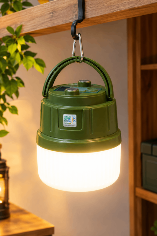 چراغ شارژی کمپینگ آویز دار CKO مدل KK910