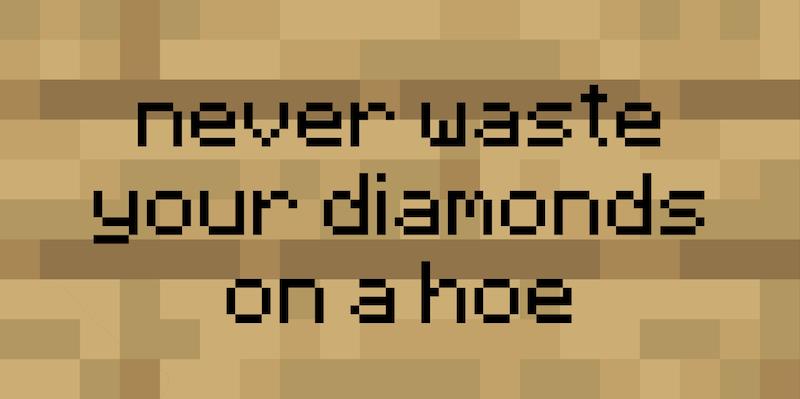 هیچ وقت الماستونو برای یه بیلچه هدر ندید