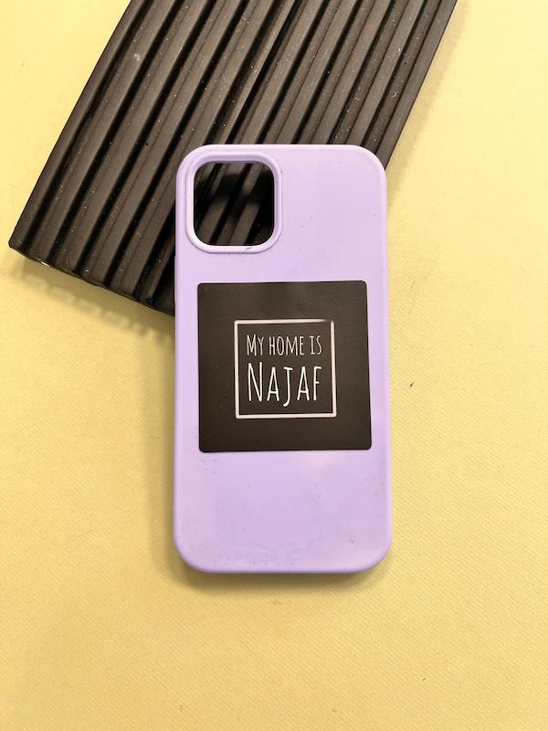 (s80179)استیکر / برچسب My home is najaf