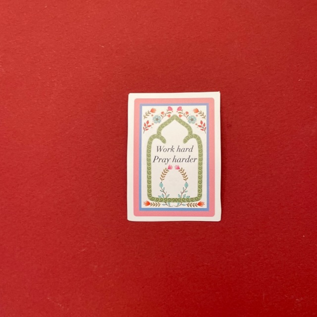 استیکر work hard , pray harder(s80268) 