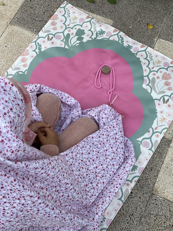 سجاده گل رنگی ویژه دخترانه