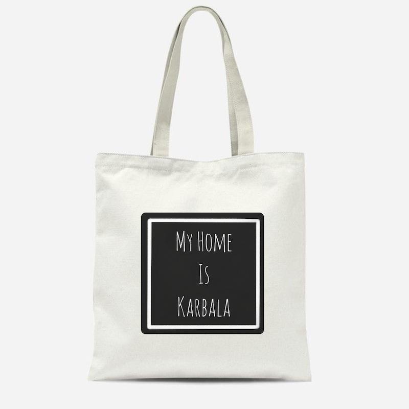 کیف پارچه‌ای/ توت بگ my home is Karbala