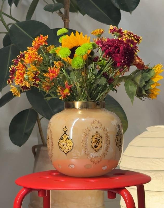 گلدون شیشه ای نام اهل بیت