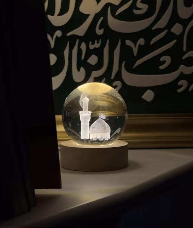 گوی شیشه ای طرح گنبد امام حسین