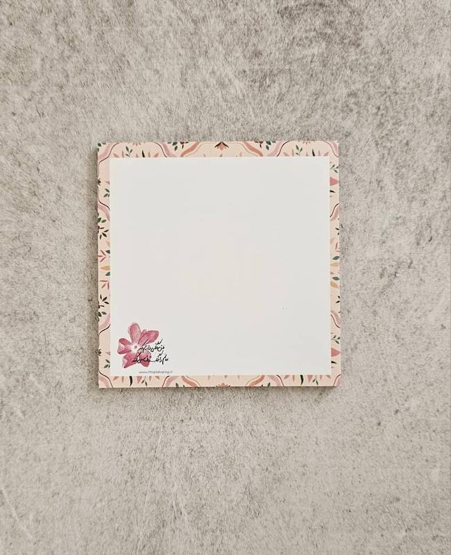 برگه یادداشت / نوت پد من گلی دارم صورتی🌸 (10064)