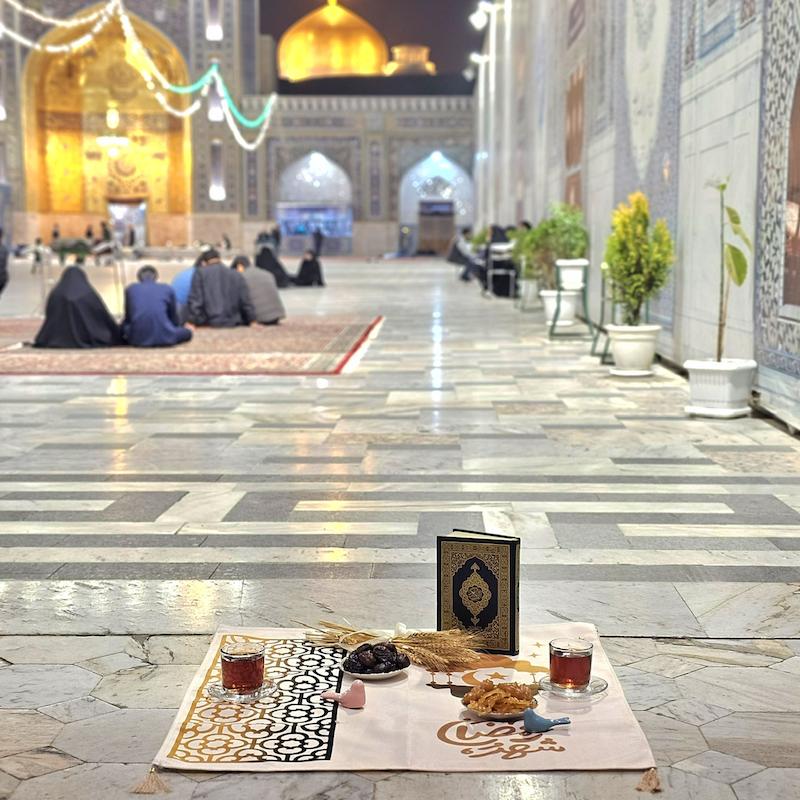 رانر / سفره مربع شهر رمضان