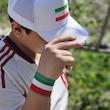 کلاه لبه‌دار سفید پرچم ایران - حمایت از وطن