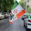 پرچم کوچک ایران و آقا مجتبی 30*40