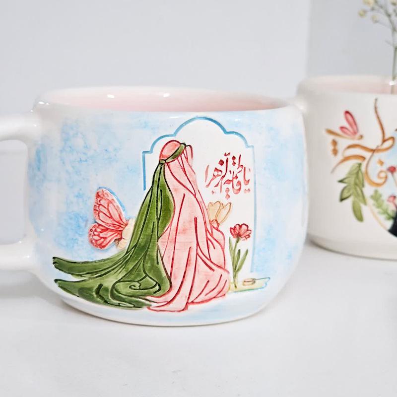 ماگ طرح برجسته یا فاطمه الزهرا