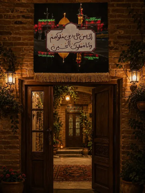 کتیبه / پرچم الناس علی دین ملوکهم(p10553)