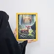 قاب تابلو مخمل مهر ضامن آهو
