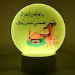 پایه نوری یا ضامن الغزال اضمنی عند ربک