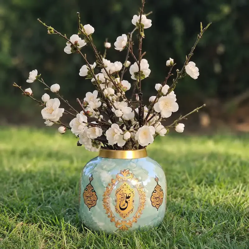 گلدان نفیس طرح علی ولی الله