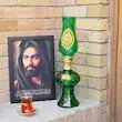 چراغ گردسوز سایز بزرگ با طرح السلام علیک یا اباعبدالله الحسین (ع)