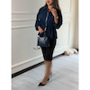 شومیز وافل سورمه ای