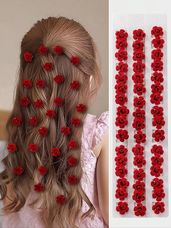 قفل مو گل رز 