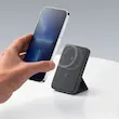 پاوربانک وایرلس شارژ مگنتی 5000mAh انکر مدل A1611 با پایه نگه دارنده