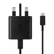 شارژر دیواری 45 وات سامسونگ مدل EP-T4510 با کابل USB-C، شارژ سریع، محافظت در برابر ولتاژ و جریان بیش از حد و دمای بالا، طراحی کاربردی و وزن 128.5 گرم