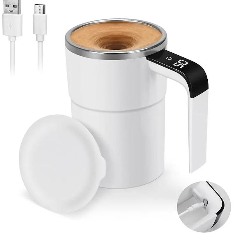 ماگ همزن دار هوشمند با نمایشگر دما auto magnetic stirring cup