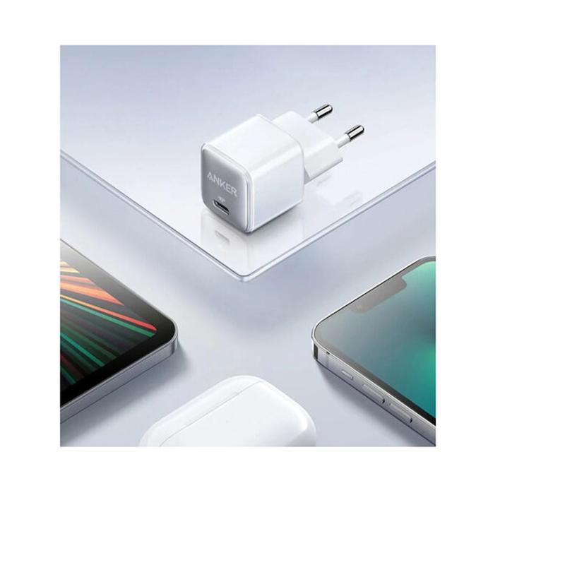 شارژر دیواری انکر مدل A2637 توان 20 وات Anker A2637 Anker 511 Charger Nano Pro 20W USB-C Wall Charger